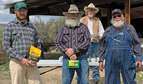 Left to Right: Cody Outland, Dave Casey and Gary Millhouse; three-way tie for 3rd Place.